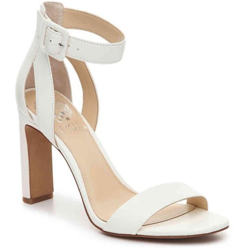 NWOT Vince Camuto BEVVYN Leather Heeled Sandal US 8.5 / EU 39